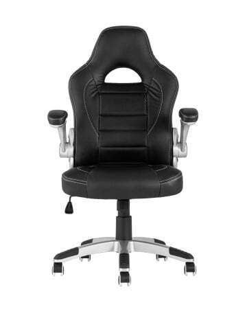 Кресло игровое TopChairs Genesis черное (Геймерское кресло Genesis черный)