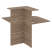 Модуль угловой внутренний высокий левый Onix О.R-MU.VNUL 1195x1195x1160 (Тиквуд Светлый)