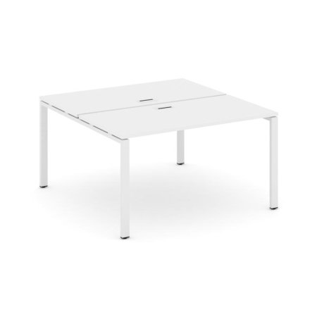 Рабочая станция 2-х сторонняя SN-6P.DRS-012 (1180х1432х750) (Белый/Металл Белый)