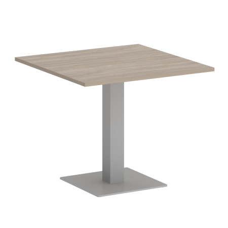 Стол квадратный VR.SP-5-90.2 900x900x750 (Дуб Аттик/Серый Металл)