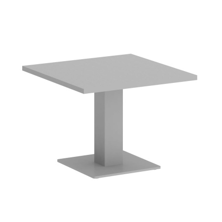 Стол журнальный квадратный VR.SP-5-60.2G 600x600x450 (Серый/Серый Металл)