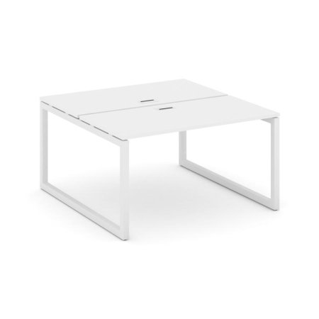 Рабочая станция 2-х сторонняя SN-5O.DRS-013 (1380х1432х750) (Белый/Металл Белый)