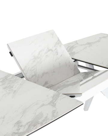 Стол обеденный Аркада раскладной 160-210*90 керамика светлая (Стол обеденный Аркада серый)