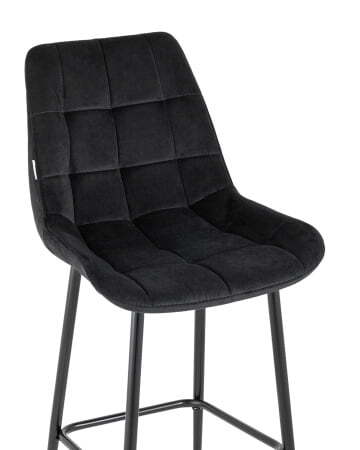 Стул барный Флекс велюр черный (Стул барный Флекс черный)