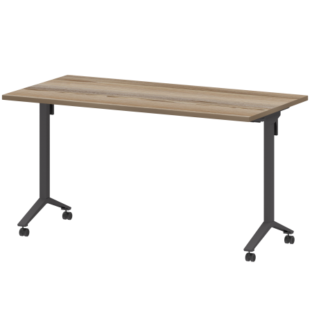 Стол мобильный складной Моби МБ25-140.70 1400x700x750 (Дуб сафари/Антрацит)