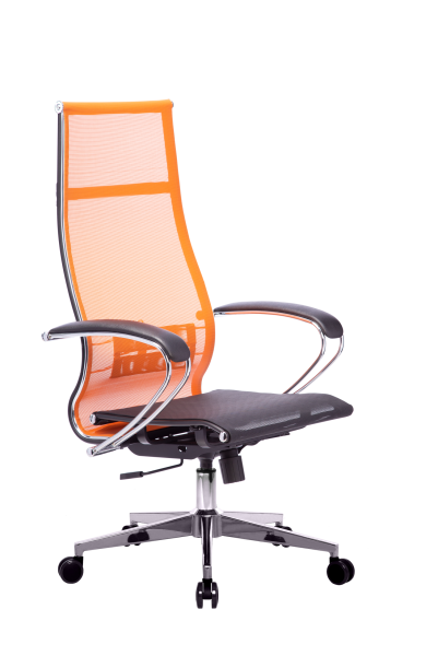 Кресло для руководителя Метта МЕТТА-7(MPRU)/подл.131/осн.004 (Оранжевый)
