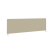 Экран тканевый боковой L1200мм Б.ТЭКР-120 1200x22x390 (Темно-бежевый/Белый металл)