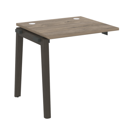 Наборный элемент рабочей станции на деревянных опорах Onix Wood OW.1.NRS-0.7 780x720x750 (Тиквуд Темный/Дуб Темный)