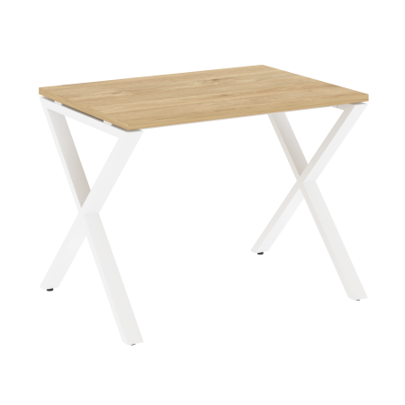 Стол рабочий VR.L-SRX-1.7 980x720x750 (Тиквуд Светлый/Белый металл)