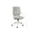 Кресло офисное / IQ / (white+grey) белый пластик / серая ткань (Серый)