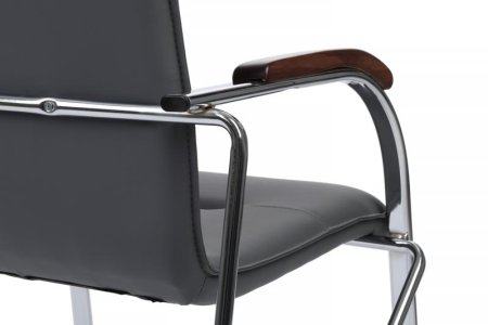 Стул Самба с деревянными подлокотниками SMB-02H Серый (Серый)