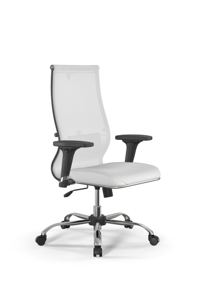 Кресло для руководителя Метта Sit 10 B2-163D - T+Extra /Km00/Wm12/D02P(M09.B21.G20.W01 (Белый)