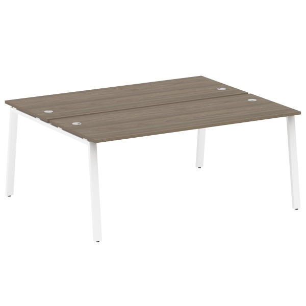 Рабочая станция Metal System Style БА.РАС-СП-2.5 1800x1475x750 (Вяз/Белый металл)