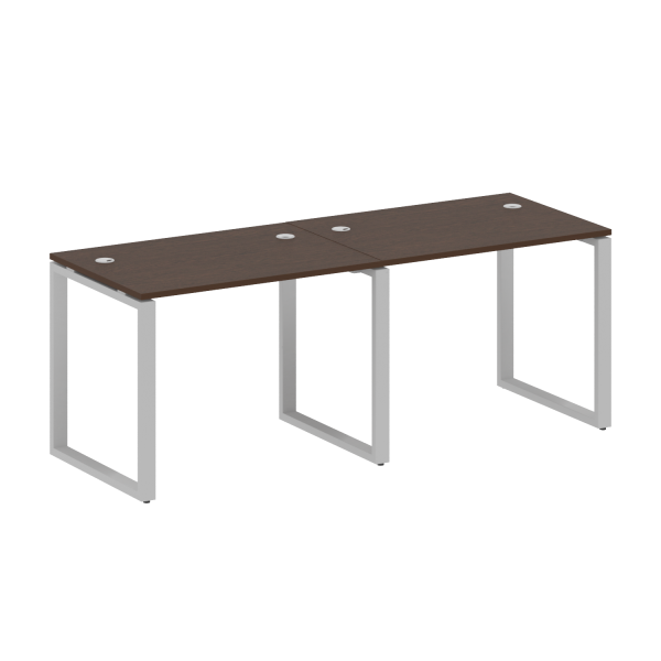 Рабочая станция Metal System Style БО.СМ-2.1 2000x720x750 (Венге Цаво/Серый металл)