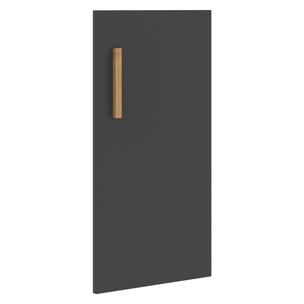 Дверь низкая правая Forta FLD 40-1(R) 396x18x766 (Черный графит)