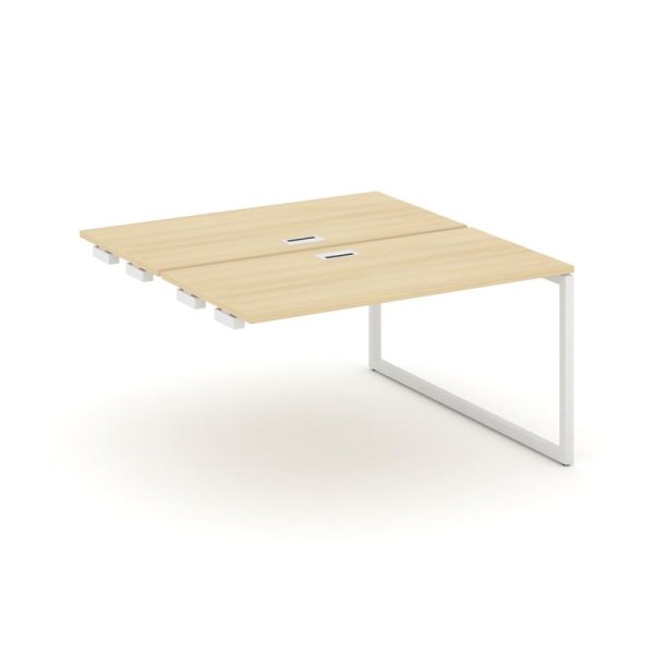 Стол-приставка к опорным элементам SN-4O.DPRS-023 (1380х1632х750) (Акация Лорка/Металл Белый)