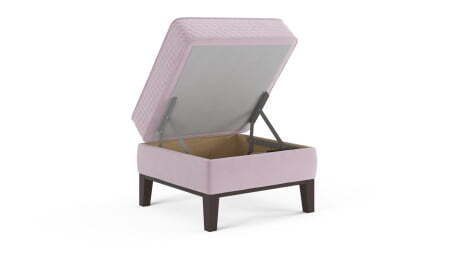 Пуф Neapole (650x650x480) Розовый (Розовый)