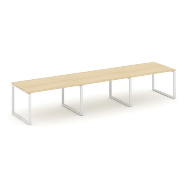 Стол переговорный SN-6O.SPRG-023.3 (4410х980х750) (Акация Лорка/Металл Белый)