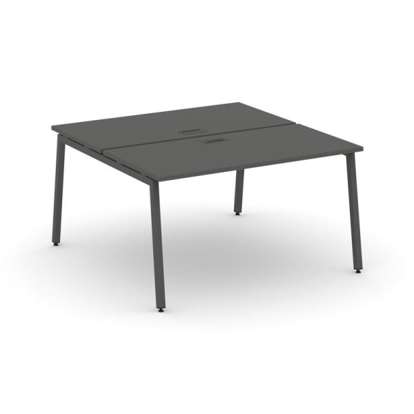 Рабочая станция 2-х сторонняя SN-4A.DRS-021 (980х1632х750) (Антрацит/Металл Антрацит)