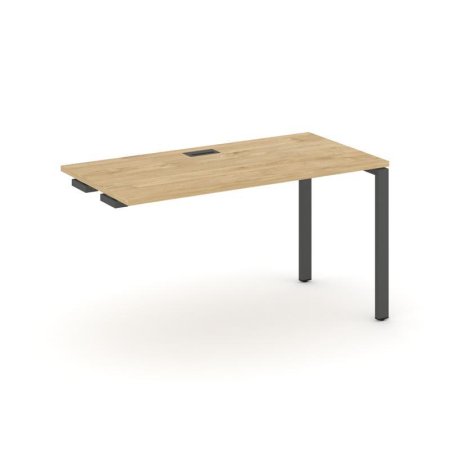 Стол-приставка к опорным элементам SN-6P.OPRS-024 (1580х800х750) (Тиквуд Светлый/Металл Антрацит)