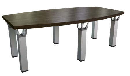 Стол для переговоров Blackwood 12701 2200x1200x770 (Венге/Серый металл)