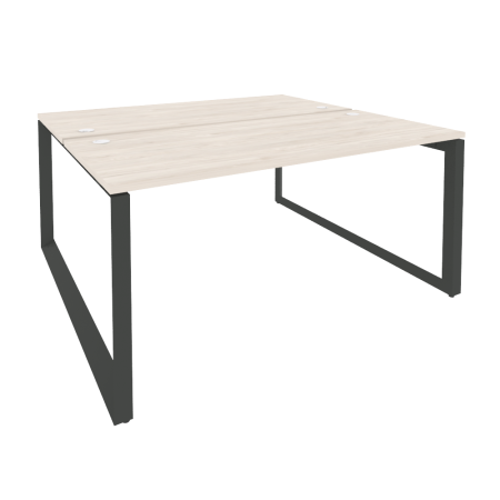 Рабочая станция на О-образном м/к Onix O.MO-D.RS-2.4.7 1580x1475x750 (Денвер Светлый/Черный металл)