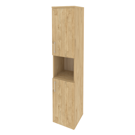 Шкаф высокий узкий правый Onix O.SU-1.5R 400x420x1977 (Тиквуд Светлый)