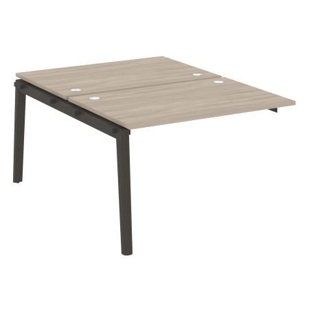 Наборный элемент рабочей станции на деревянных опорах Onix Wood OW.2.NRS-2.8 1180x1635x750 (Дуб Аттик/Дуб Темный)