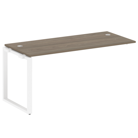 Проходной наборный элемент рабочей станции Metal System Style БО.ПРС-СП-1.4 1600x720x750 (Вяз/Белый металл)