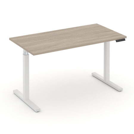 Стол электроподъемный MV.SE-3.7 1380x720x720-1190 (Дуб Аттик/Белый металл)
