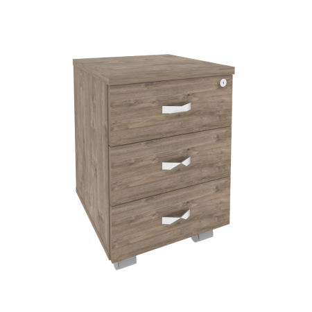 Тумба мобильная Onix O.TM-3 432x460x611 (Тиквуд Темный)