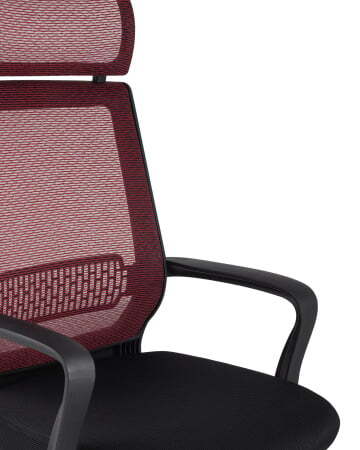 Кресло офисное TopChairs Style красное (Компьютерное кресло Style красный)