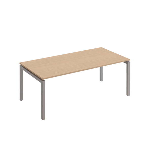 Стол для переговоров Reventon МЕ 120 2000x1000x760 (Зебрано песочныйСерый)