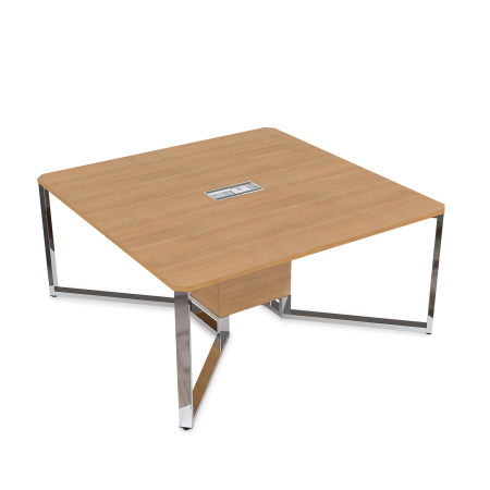 16СК.122 Стол-квадрат  (1200x1200x750) (Romano | Металл Глянец)