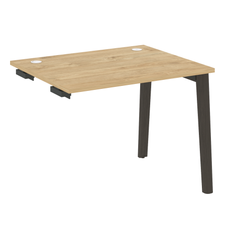 Стол-приставка к опорным элементам на деревянных опорах Onix Wood OW.SPR-1.8 980x800x750 (Тиквуд Светлый/Дуб Темный)
