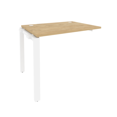 Наборный элемент рабочей станции на П-образном м/к Onix O.MP-1.NRS-1.7 980x720x750 (Тиквуд Светлый/Белый Металл)