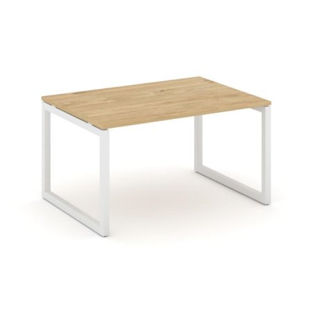 Стол переговорный SN-5O.SPRG-001.3 (980х980х750) (Тиквуд Светлый/Металл Белый)