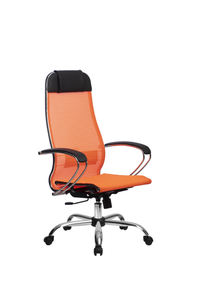 Кресло для руководителя Метта МЕТТА-12(MPRU)/подл.131/осн.003 (Оранжевый)