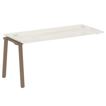 Проходной наборный элемент рабочей станции Metal System Style БА.ПРС-СП-1.4 1600x720x750 (Дуб Наварра/Мокко металл)