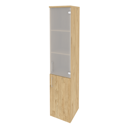 Шкаф высокий узкий правый Onix O.SU-1.2R 400x420x1977 (Тиквуд Светлый)