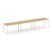 Рабочая станция 1 сторонняя SN-4P.ORS-042 (3540х700х750) (Тиквуд Светлый/Металл Антрацит)