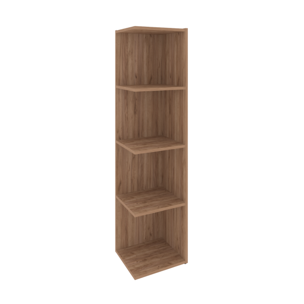 Модуль приставной 4 ячейки Locker Plus LK.PM-4 390x350x1593 (Дуб Табак)