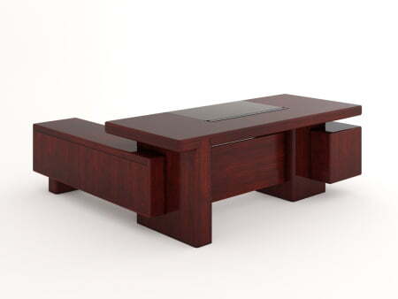 Стол руководителя Mux R-203L 2100x2040x760 (Палисандр)