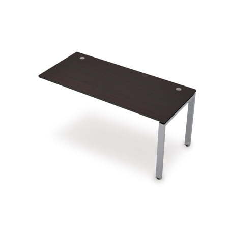 6МБК.6178 Линейная бенч-система, конечный модуль (1200x700x750) (Венге/Алюминий матовый)