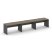 Рабочая станция 1 сторонняя SN-D.ORS-052 (3540х800х750) (Тиквуд Светлый/Антрацит)