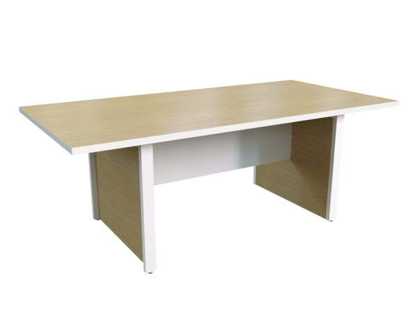 Стол для переговоров Steel Evo 17701 2000x1000x742 (Дуб светлый/серый)