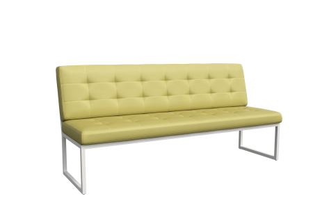 Диван трехместный NLT.D-3 (Korfu 14/Металл Белый)