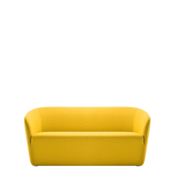 Диван офисный Ингрид (С-12) 2-х местный (Желтый)
