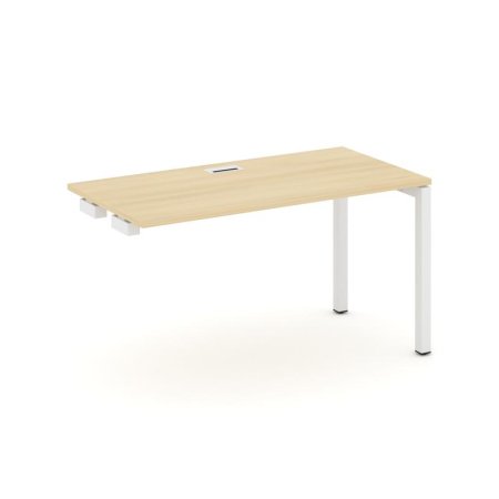 Стол-приставка к опорным элементам SN-5P.OPRS-004 (1580х600х750) (Акация Лорка/Металл Белый)