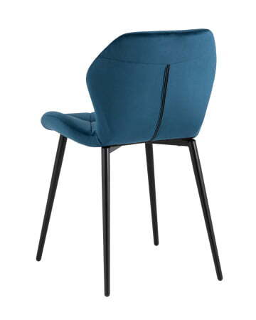 Стул Эдвин велюр синий (Стул кухонный Эдвин синий)